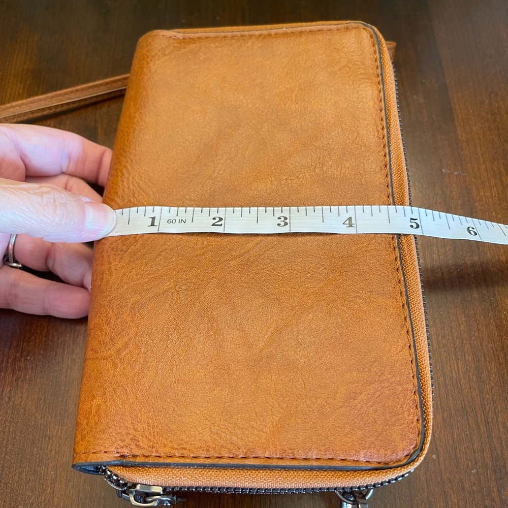 NWOT Faux Leather Crossbody - Picture 14 of 14